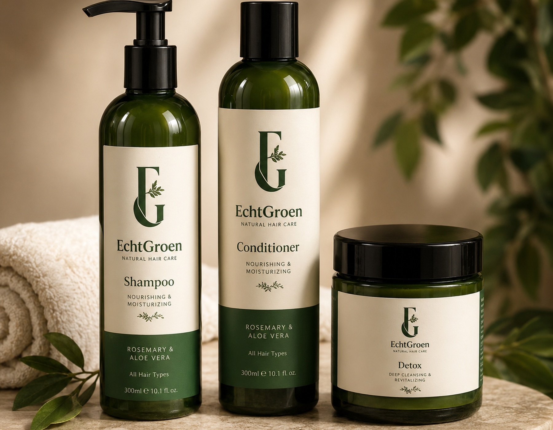 Natuurlijke haarverzorgingsproducten